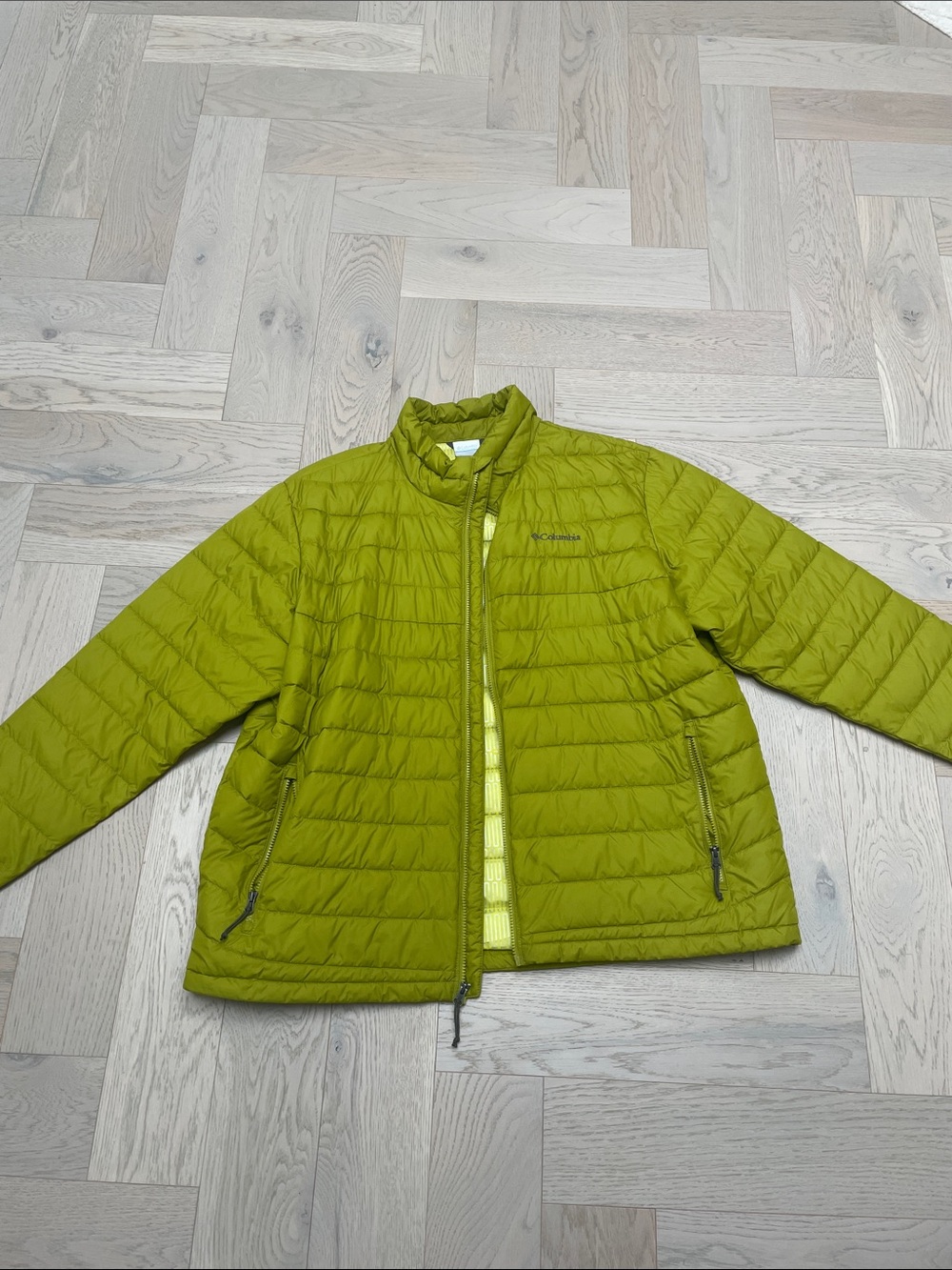 Columbia Olive Green Quilted Packable Jacket